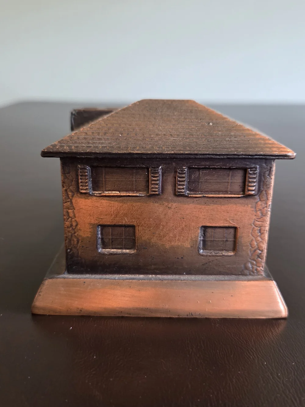 Vintage Banthrico Chicago House Coin Bank Hobart Federal Savings Promotion